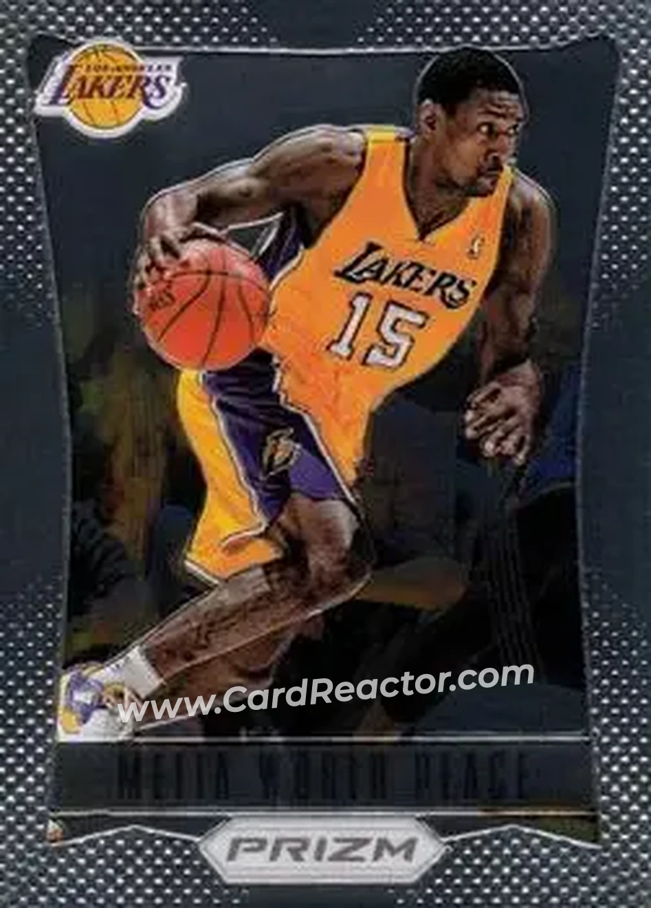 2012-13 Panini Prizm #147 - Metta World Peace - Los Angeles Lakers - Front 2012-13 Panini Prizm #147 - Metta World Peace - Los Angeles Lakers - Front