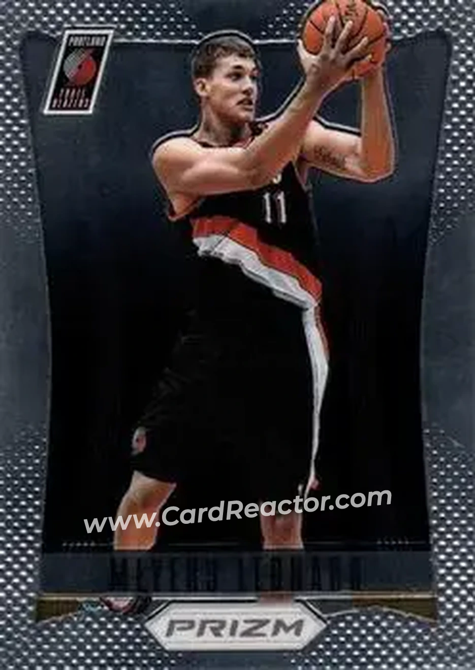 2012-13 Panini Prizm #248 - Meyers Leonard - Portland Trail Blazers - Front