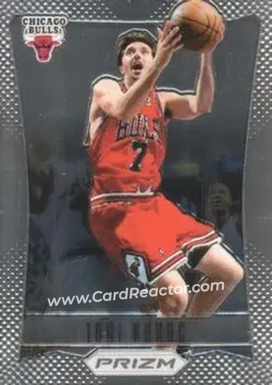 2012-13 Panini Prizm #192 - Toni Kukoc - Chicago Bulls - Front