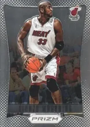 2012-13 Panini Prizm #200 - Alonzo Mourning - Miami Heat