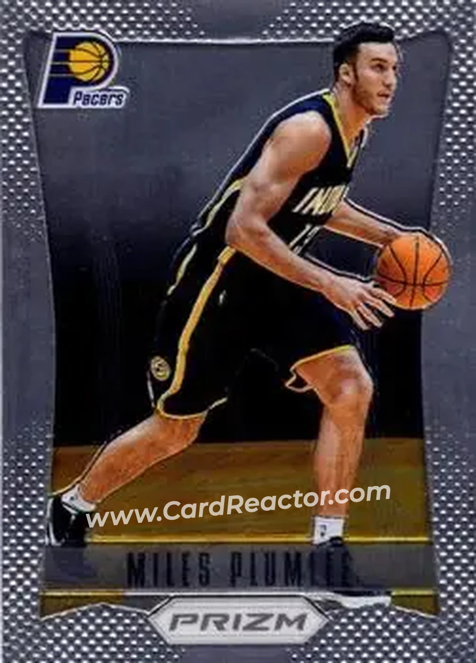 2012-13 Panini Prizm #263 - Miles Plumlee - Indiana Pacers - Front