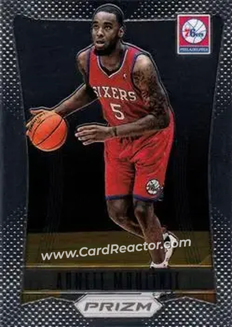 2012-13 Panini Prizm #266 - Arnett Moultrie - Philadelphia 76ers - Front