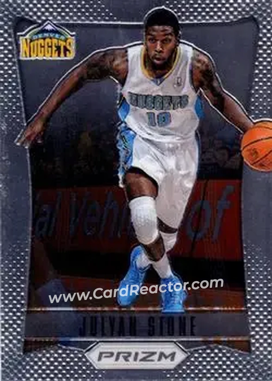 2012-13 Panini Prizm #293 - Julyan Stone - Denver Nuggets - Front 2012-13 Panini Prizm #293 - Julyan Stone - Denver Nuggets - Front