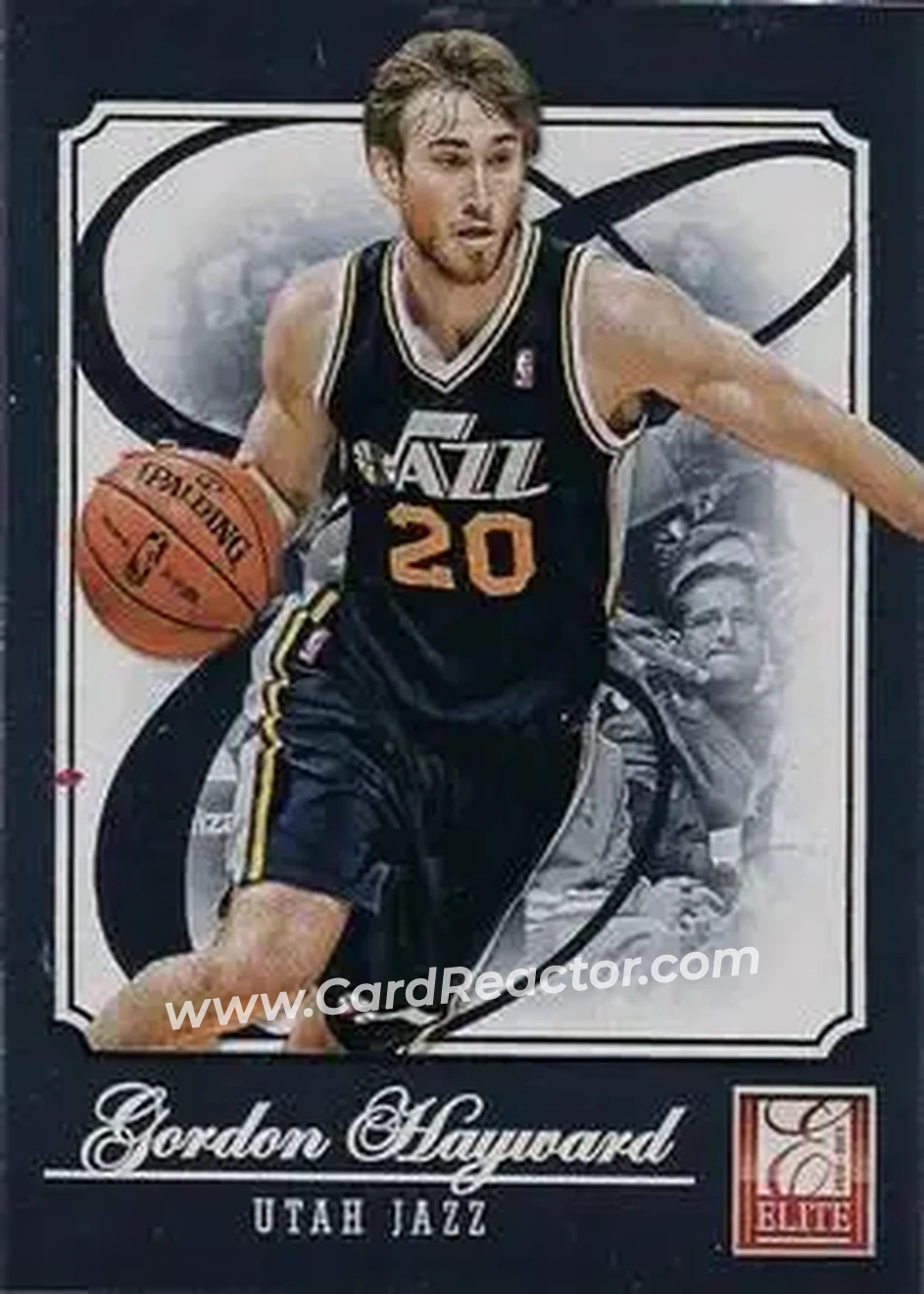 2012-13 Panini Elite #103 - Gordon Hayward - Utah Jazz - Front