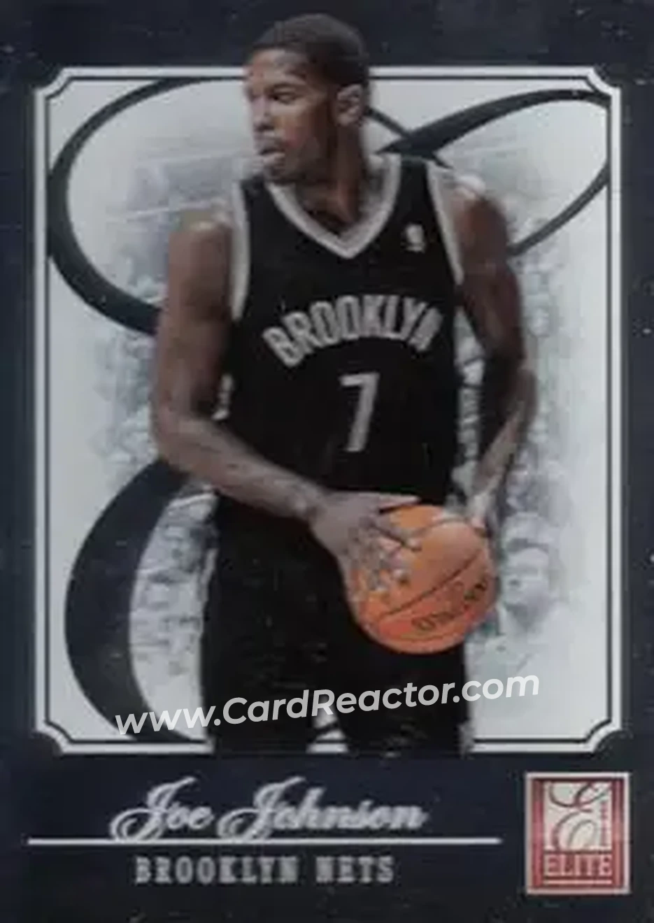 2012-13 Panini Elite #107 - Joe Johnson - Brooklyn Nets - Front 2012-13 Panini Elite #107 - Joe Johnson - Brooklyn Nets - Front