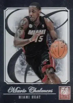 2012-13 Panini Elite #109 - Mario Chalmers - Miami Heat