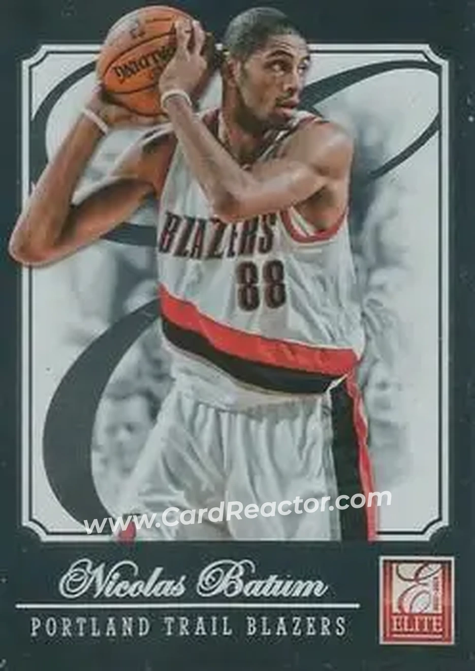 2012-13 Panini Elite #112 - Nicolas Batum - Portland Trail Blazers - Front