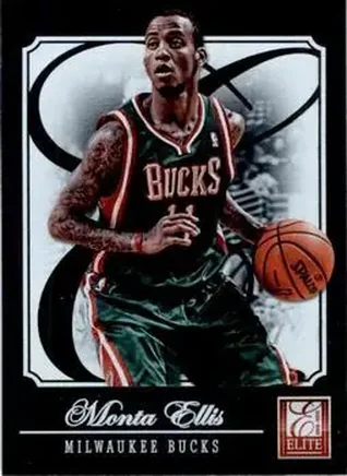 2012-13 Panini Elite #118 - Monta Ellis - Milwaukee Bucks