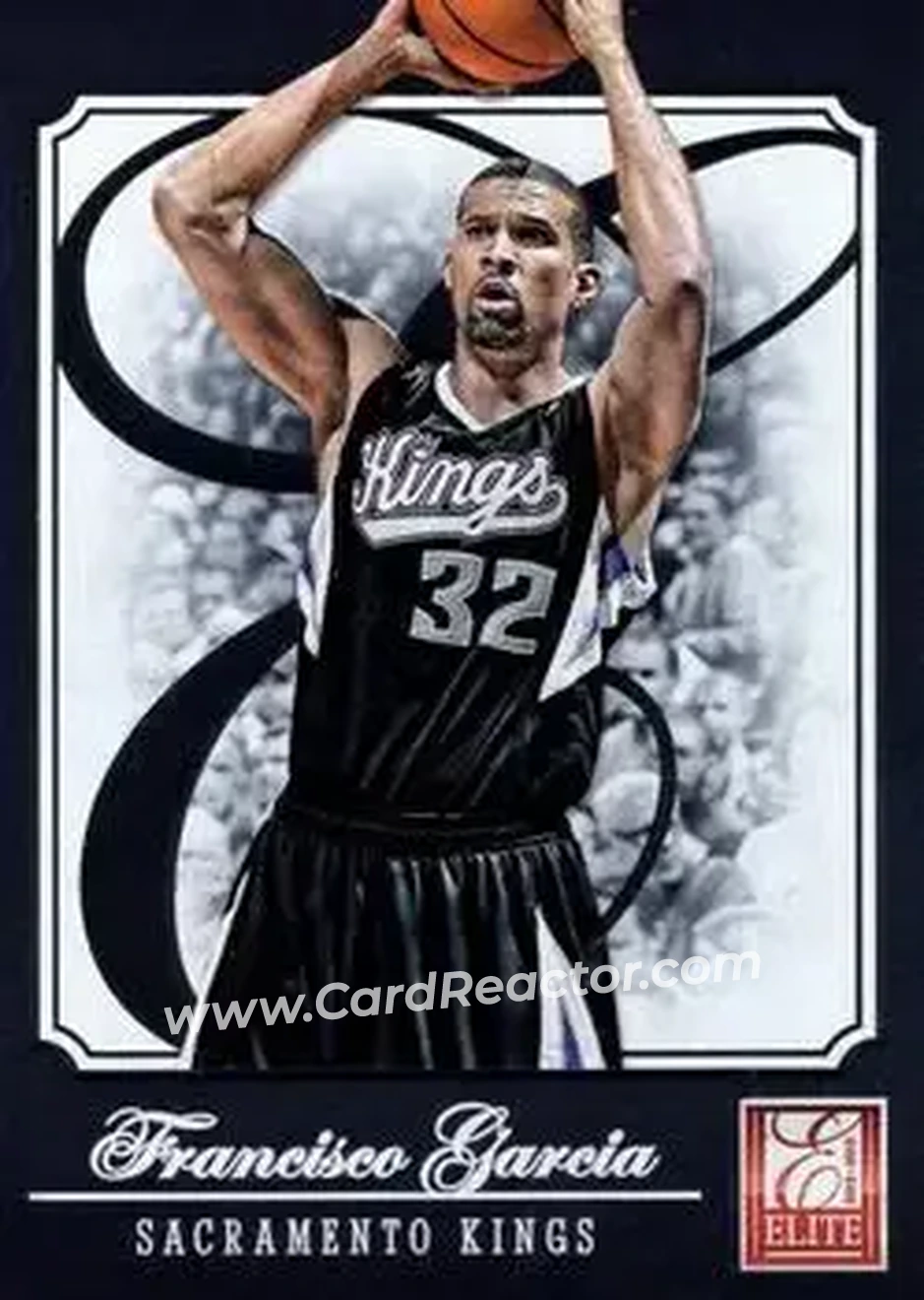 2012-13 Panini Elite #120 - Francisco García - Sacramento Kings - Front