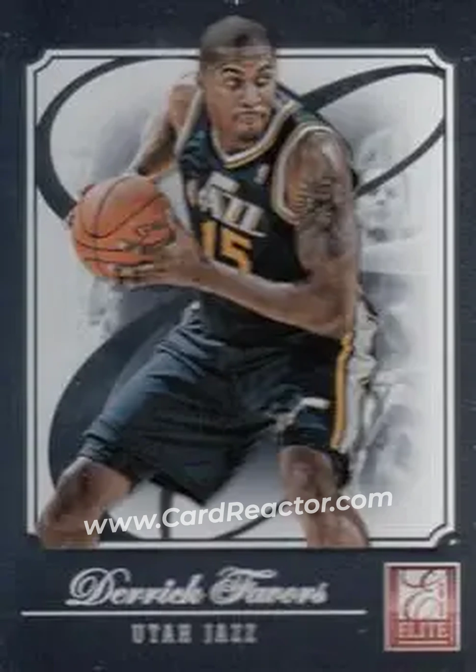 2012-13 Panini Elite #127 - Derrick Favors - Utah Jazz - Front
