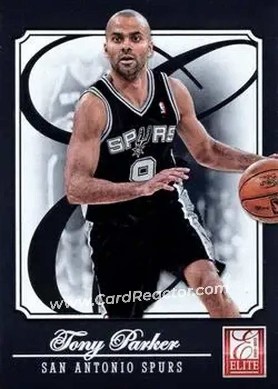 2012-13 Panini Elite #132 - Tony Parker - San Antonio Spurs - Front