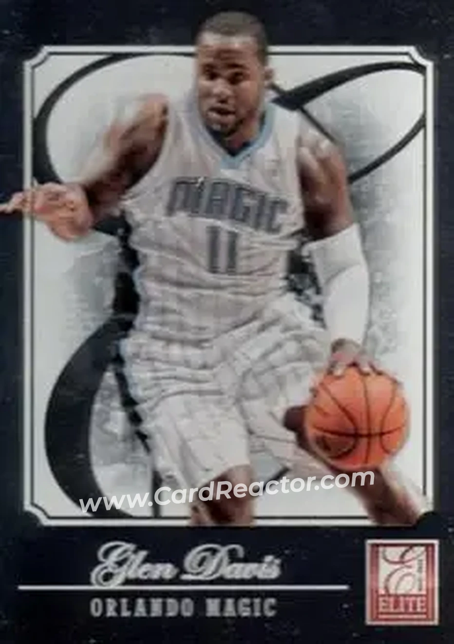 2012-13 Panini Elite #133 - Glen Davis - Orlando Magic - Front 2012-13 Panini Elite #133 - Glen Davis - Orlando Magic - Front