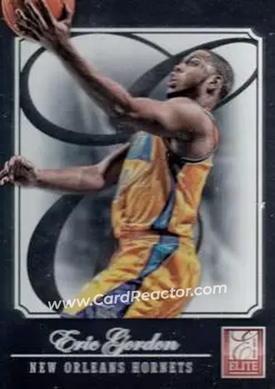 2012-13 Panini Elite #136 - Eric Gordon - New Orleans Hornets - Front 2012-13 Panini Elite #136 - Eric Gordon - New Orleans Hornets - Front