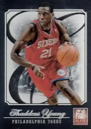 2012-13 Panini Elite #139 - Thaddeus Young - Philadelphia 76ers