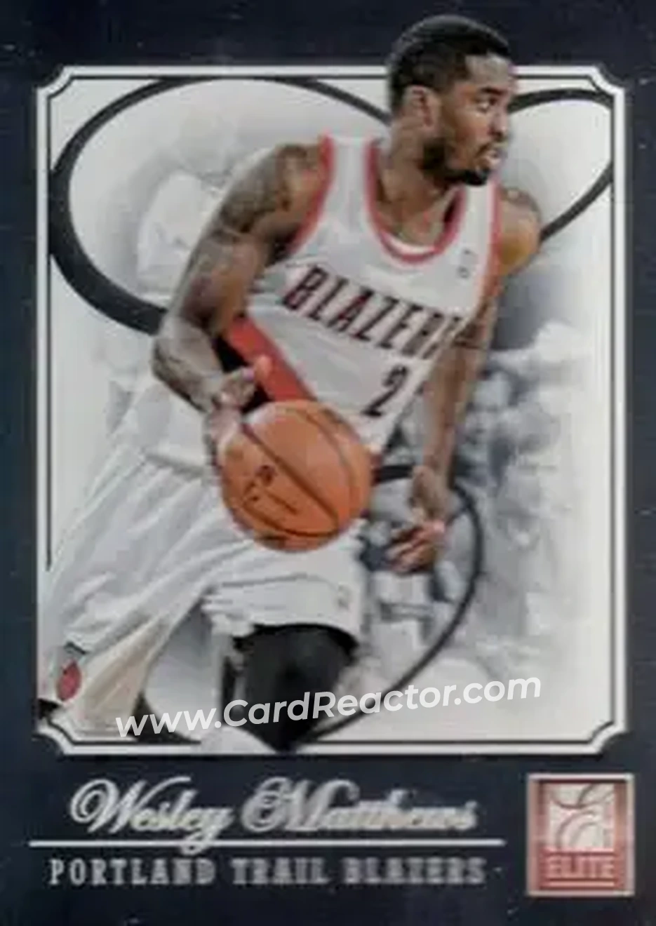 2012-13 Panini Elite #140 - Wesley Matthews - Portland Trail Blazers - Front