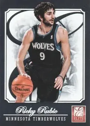 2012-13 Panini Elite #153 - Ricky Rubio - Minnesota Timberwolves