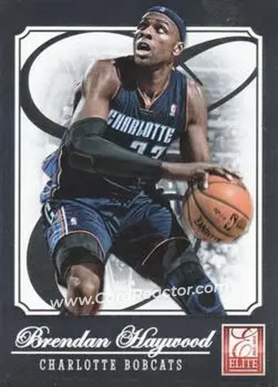 2012-13 Panini Elite #154 - Brendan Haywood - Charlotte Bobcats - Front