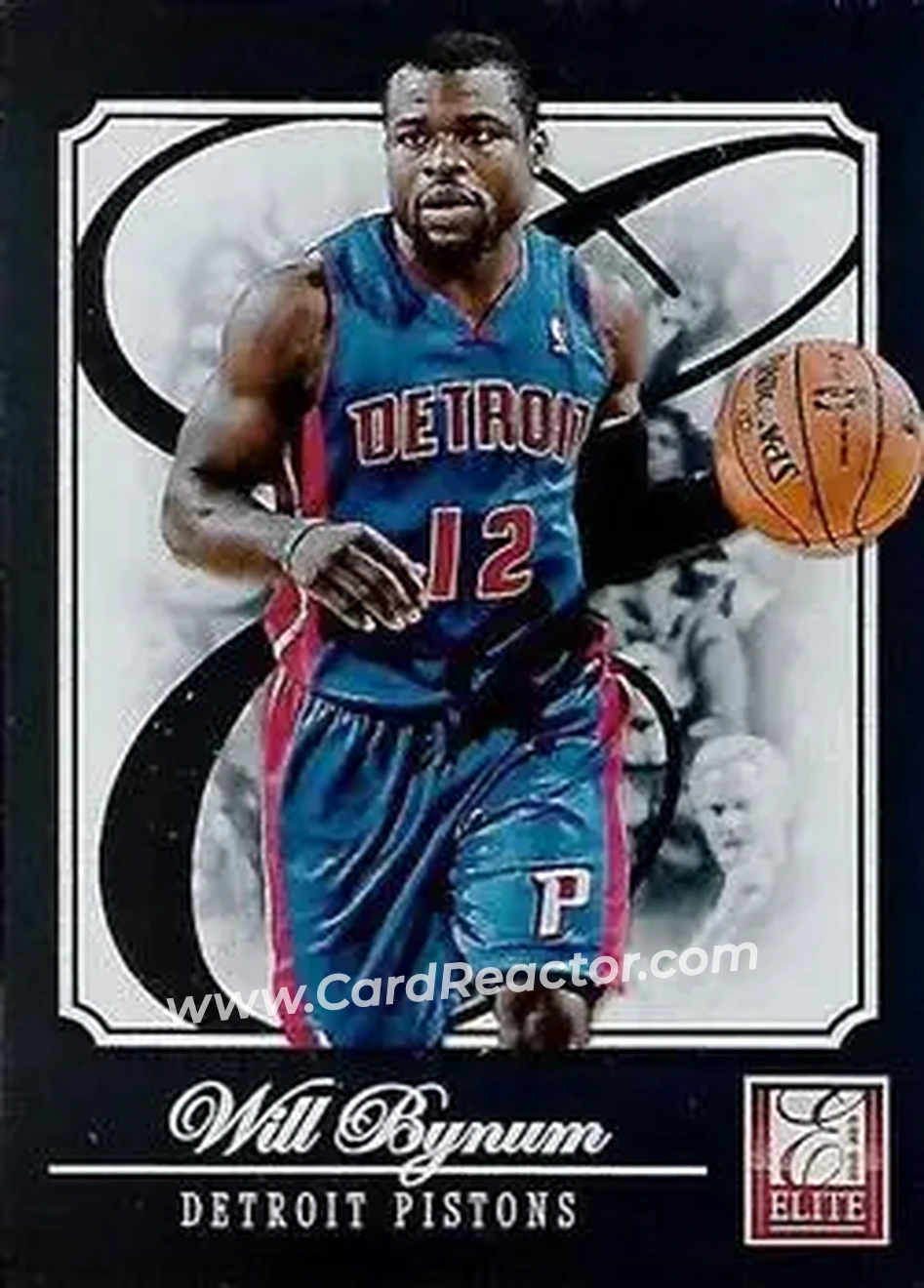 2012-13 Panini Elite #157 - Will Bynum - Detroit Pistons - Front 2012-13 Panini Elite #157 - Will Bynum - Detroit Pistons - Front