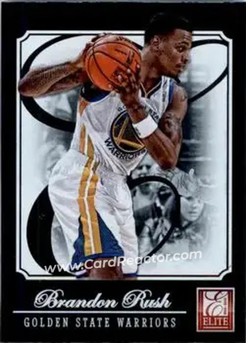 2012-13 Panini Elite #159 - Brandon Rush - Golden State Warriors - Front 2012-13 Panini Elite #159 - Brandon Rush - Golden State Warriors - Front