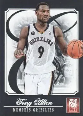 2012-13 Panini Elite #164 - Tony Allen - Memphis Grizzlies