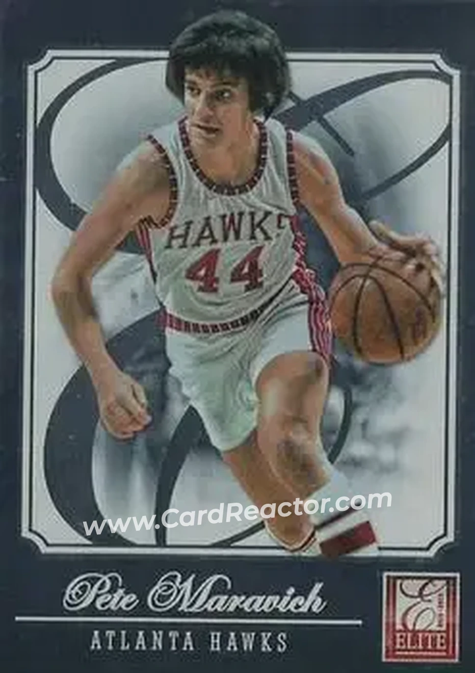 2012-13 Panini Elite #182 - Pete Maravich - Atlanta Hawks - Front