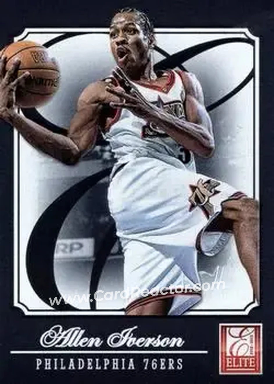2012-13 Panini Elite #188 - Allen Iverson - Philadelphia 76ers - Front
