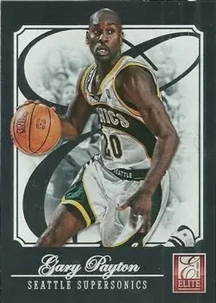 2012-13 Panini Elite #191 - Gary Payton - Seattle SuperSonics