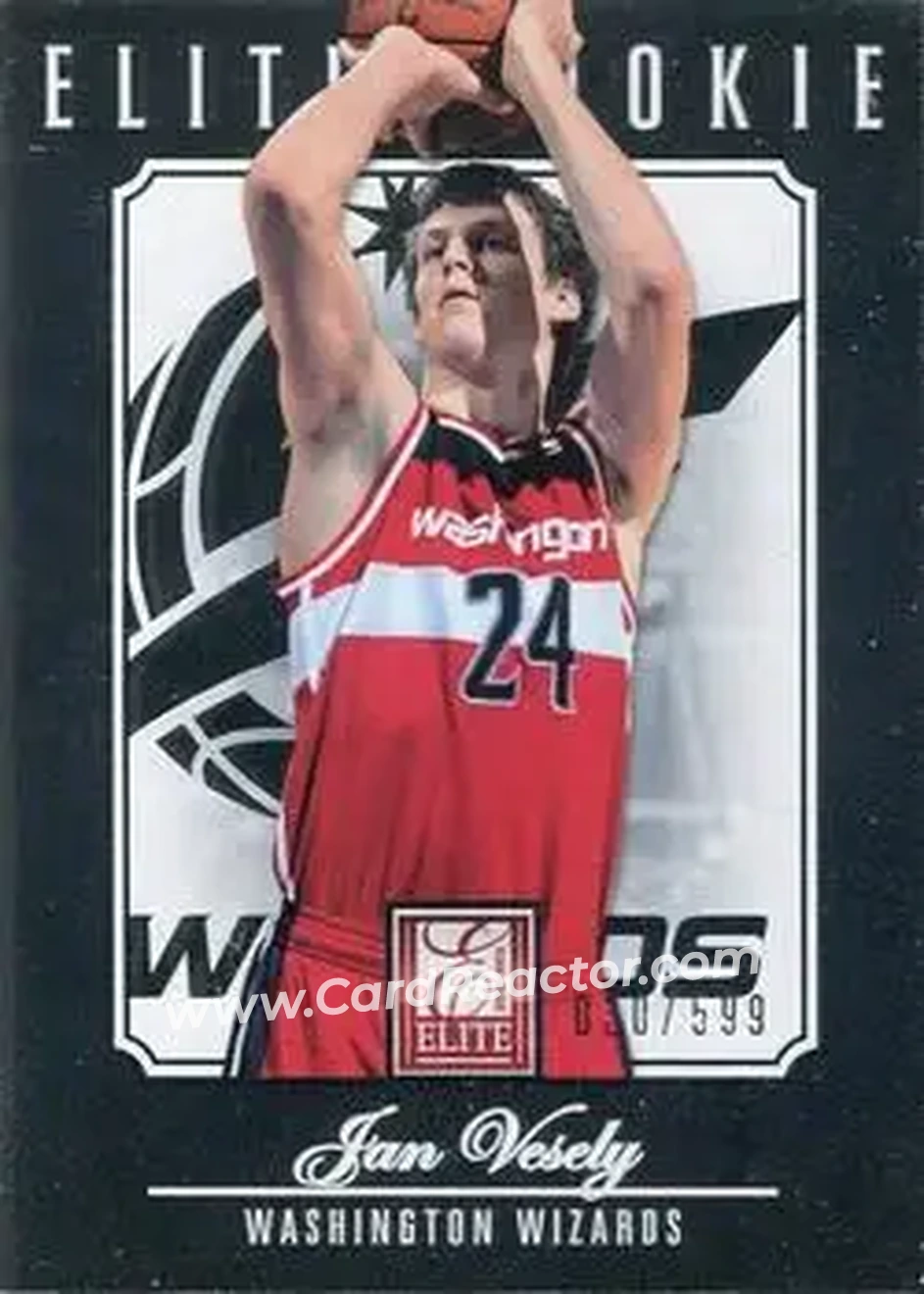 2012-13 Panini Elite #206 - Jan Veselý - Washington Wizards - Front