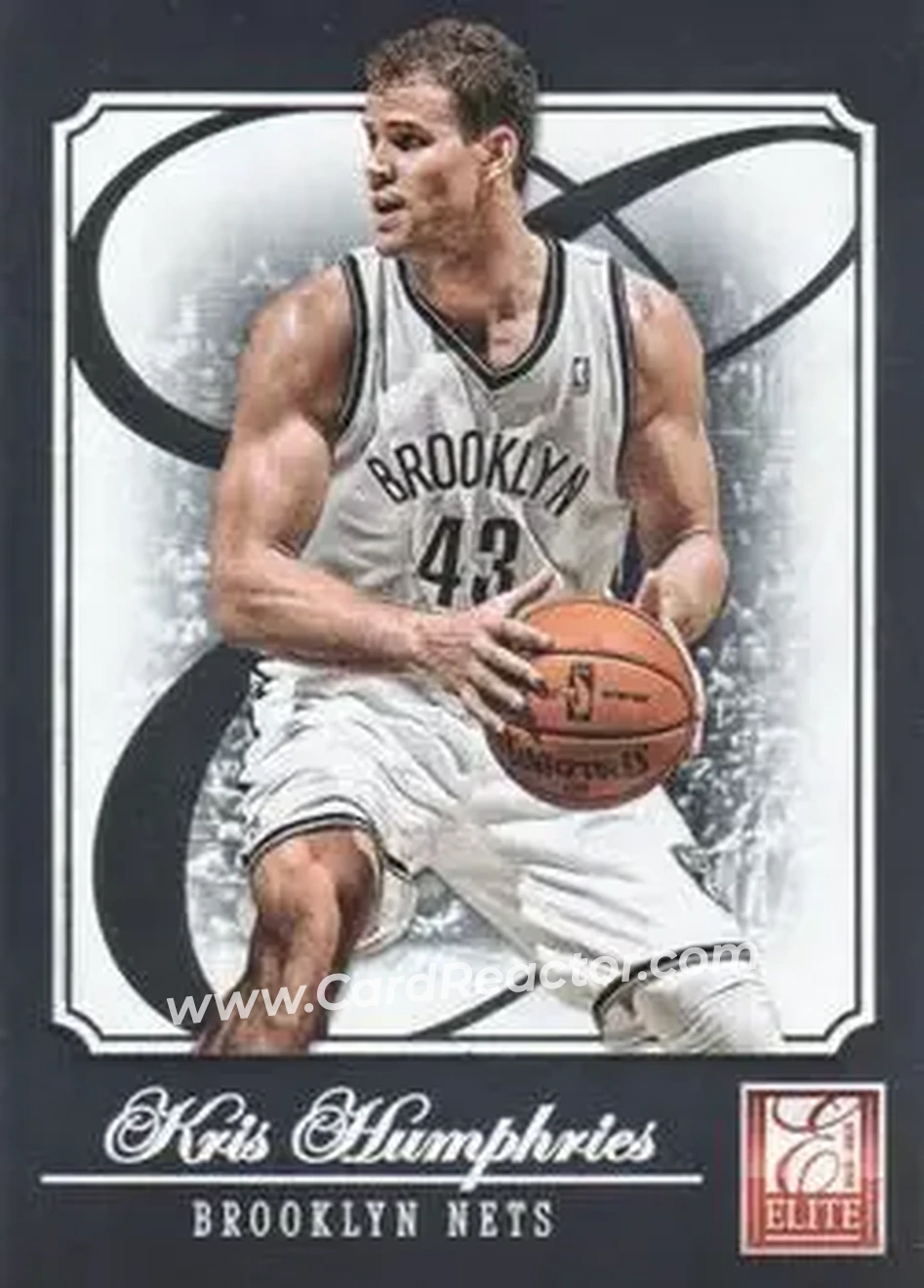 2012-13 Panini Elite #146 - Kris Humphries - Brooklyn Nets - Front 2012-13 Panini Elite #146 - Kris Humphries - Brooklyn Nets - Front