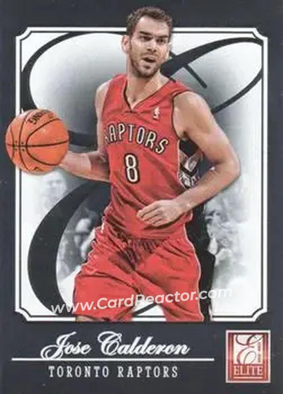 2012-13 Panini Elite #147 - José Calderón - Toronto Raptors - Front