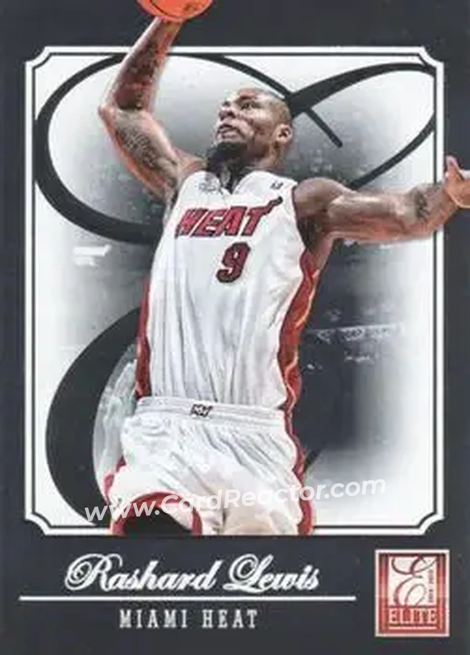 2012-13 Panini Elite #150 - Rashard Lewis - Miami Heat - Front