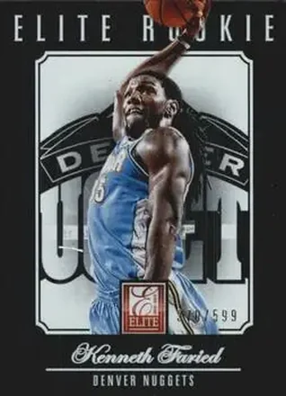 2012-13 Panini Elite #221 - Kenneth Faried - Denver Nuggets