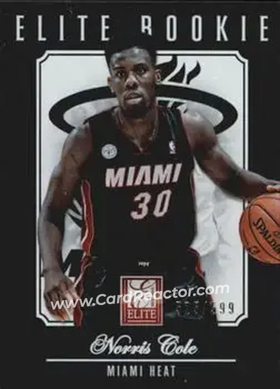 2012-13 Panini Elite #225 - Norris Cole - Miami Heat - Front 2012-13 Panini Elite #225 - Norris Cole - Miami Heat - Front