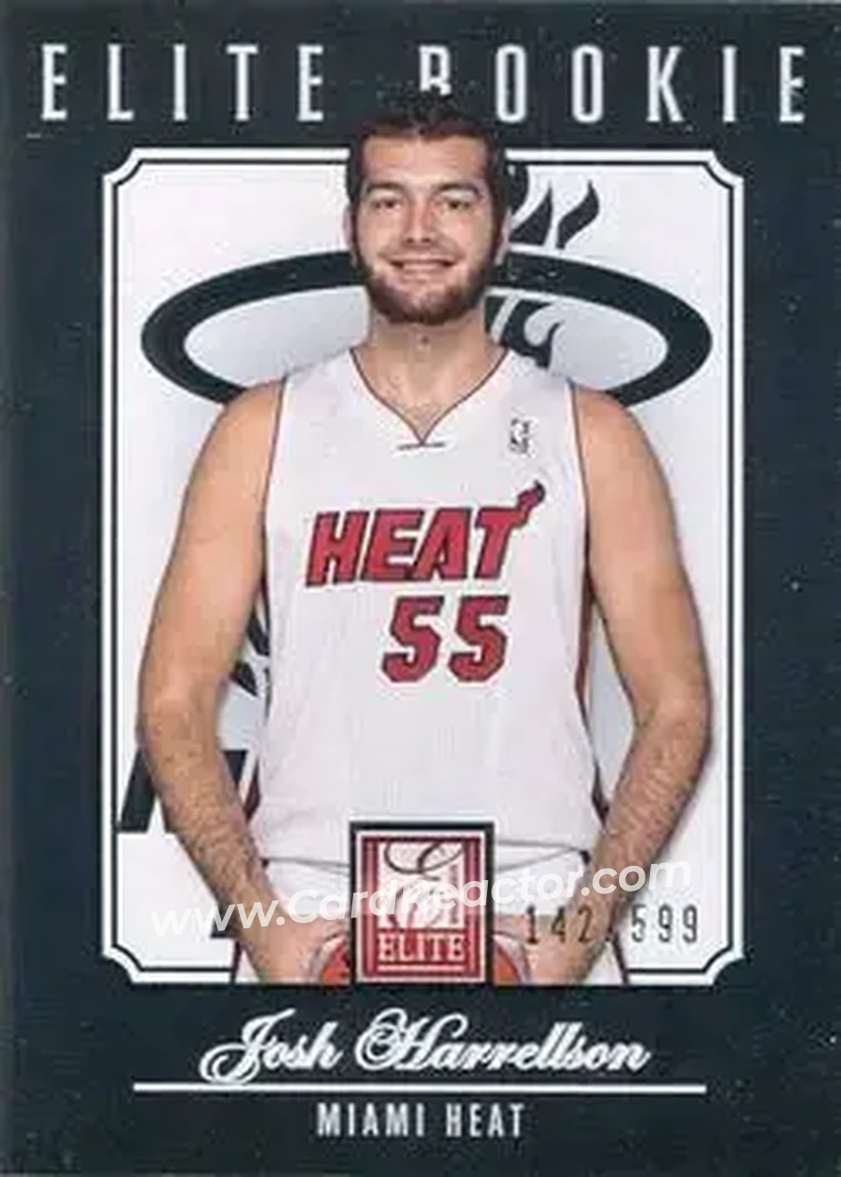 2012-13 Panini Elite #241 - Josh Harrellson - Miami Heat - Front 2012-13 Panini Elite #241 - Josh Harrellson - Miami Heat - Front