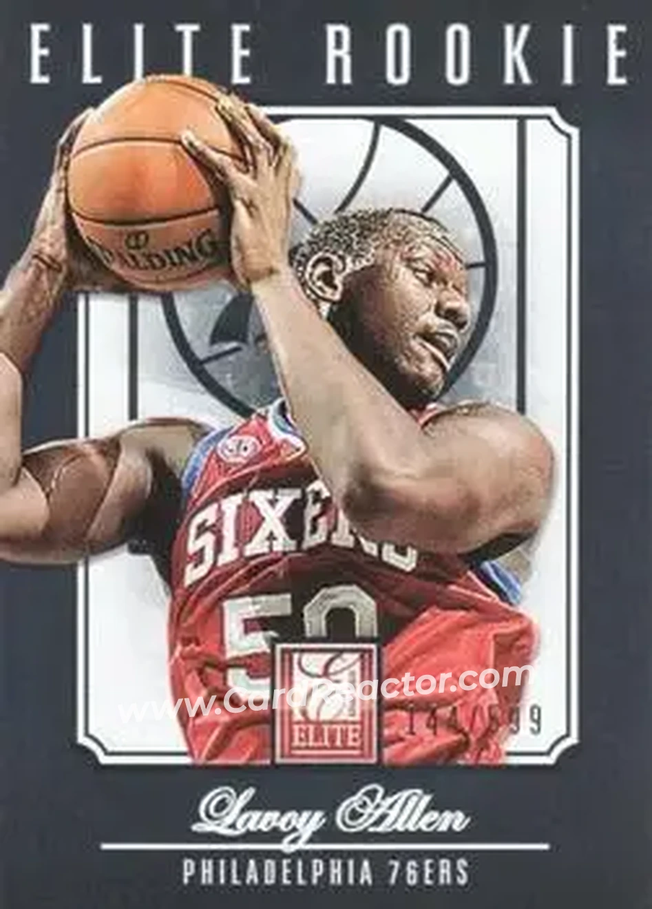 2012-13 Panini Elite #244 - Lavoy Allen - Philadelphia 76ers - Front