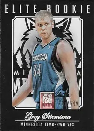 2012-13 Panini Elite #249 - Greg Stiemsma - Minnesota Timberwolves