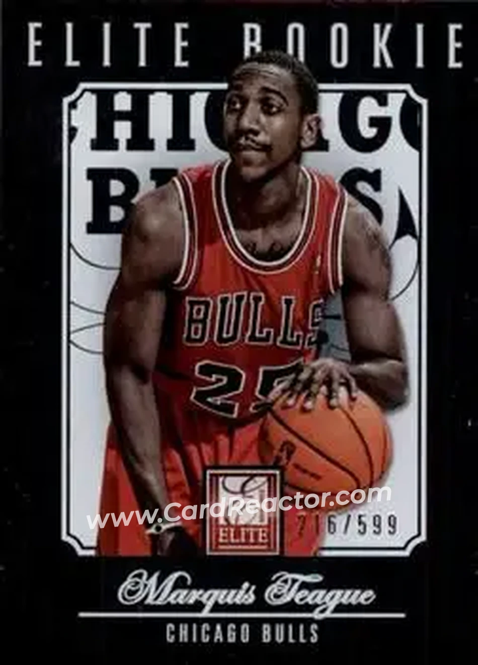 2012-13 Panini Elite #280 - Marquis Teague - Chicago Bulls - Front