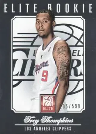 2012-13 Panini Elite #233 - Trey Thompkins - Los Angeles Clippers 2012-13 Panini Elite #233 - Trey Thompkins - Los Angeles Clippers
