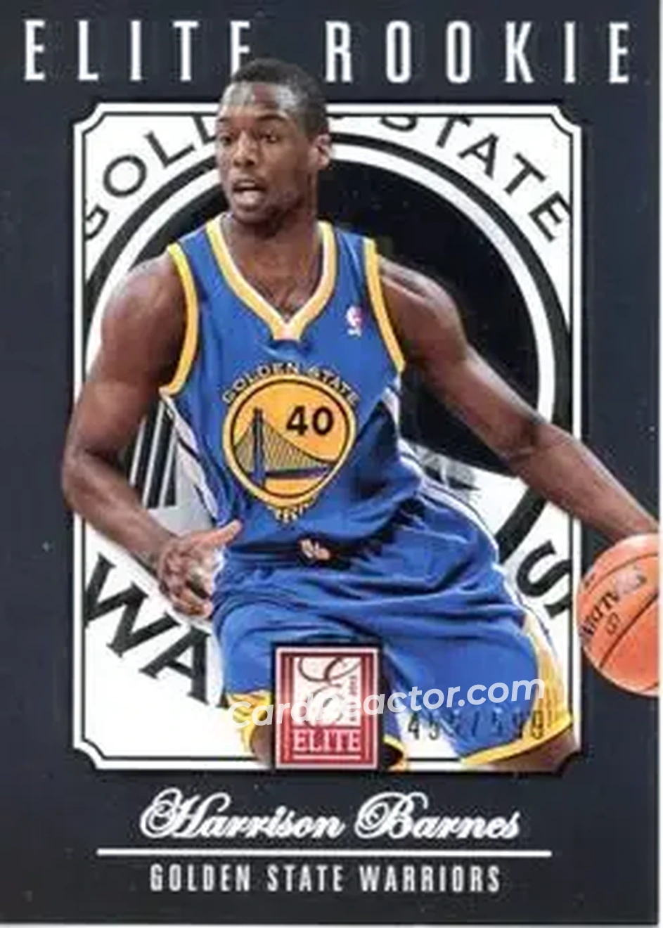 2012-13 Panini Elite #258 - Harrison Barnes - Golden State Warriors - Front 2012-13 Panini Elite #258 - Harrison Barnes - Golden State Warriors - Front