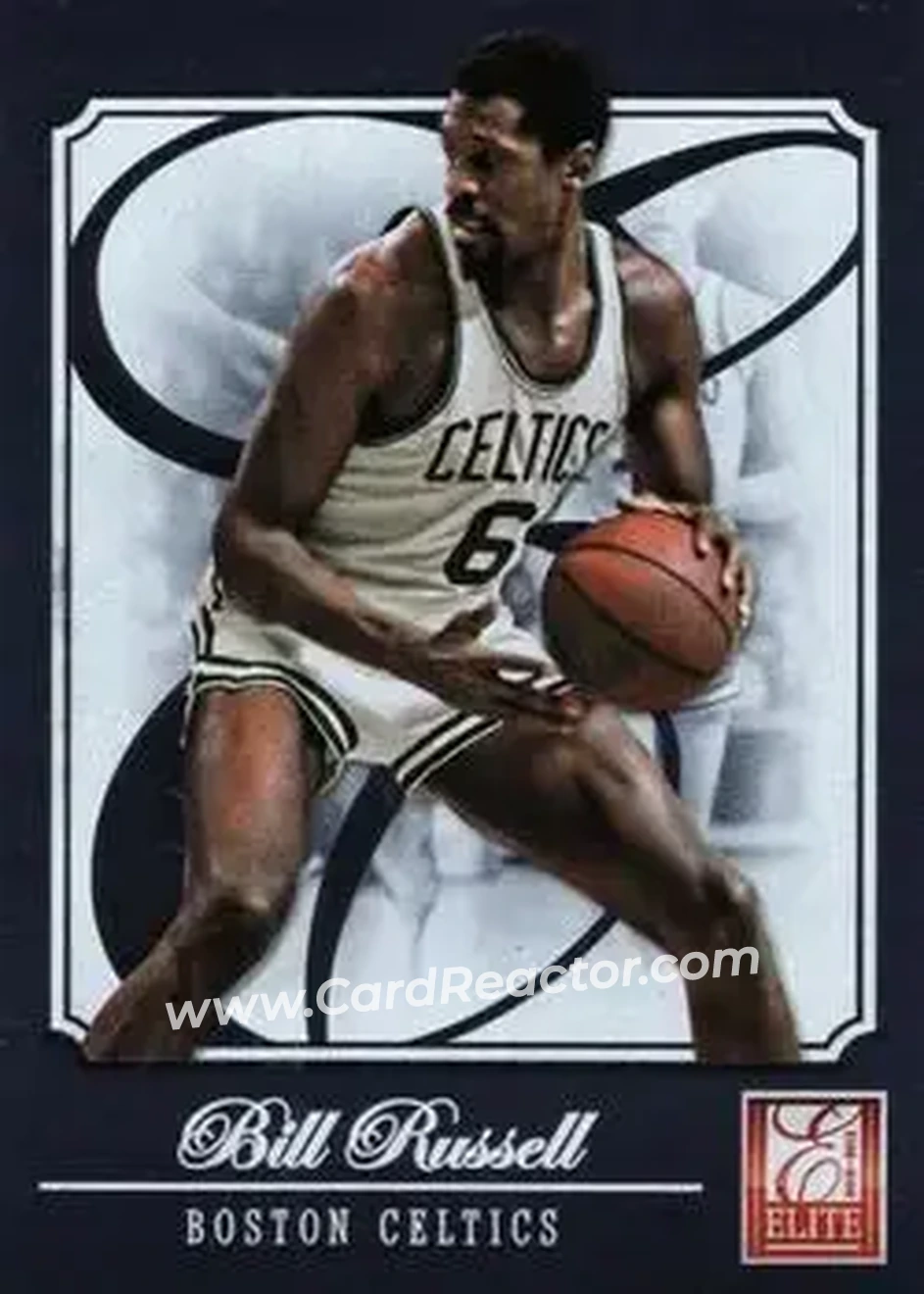 2012-13 Panini Elite #177 - Bill Russell - Boston Celtics - Front