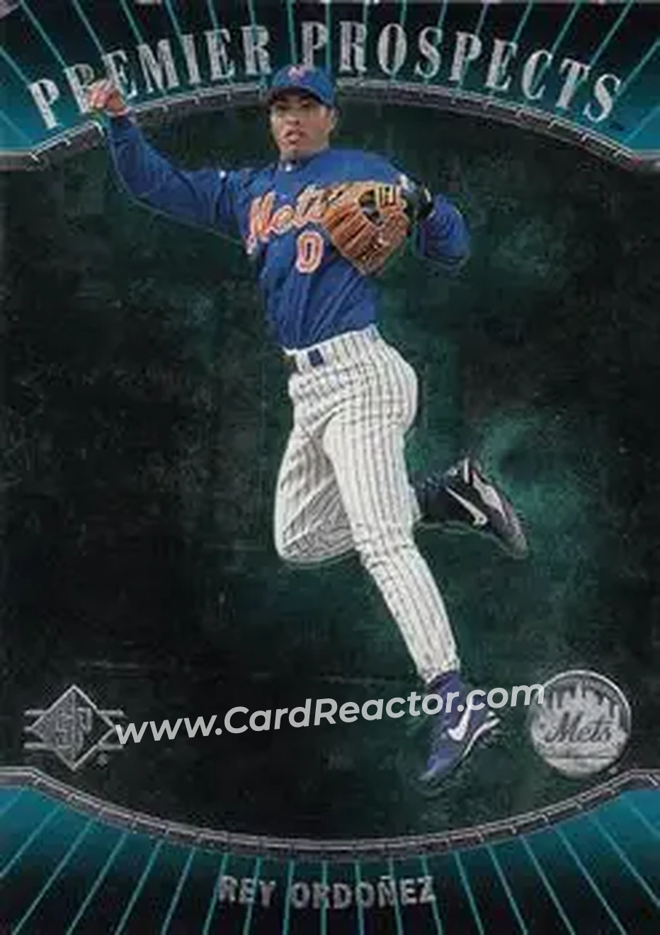 1996 SP #1 - Rey Ordonez - New York Mets - Front 1996 SP #1 - Rey Ordonez - New York Mets - Front