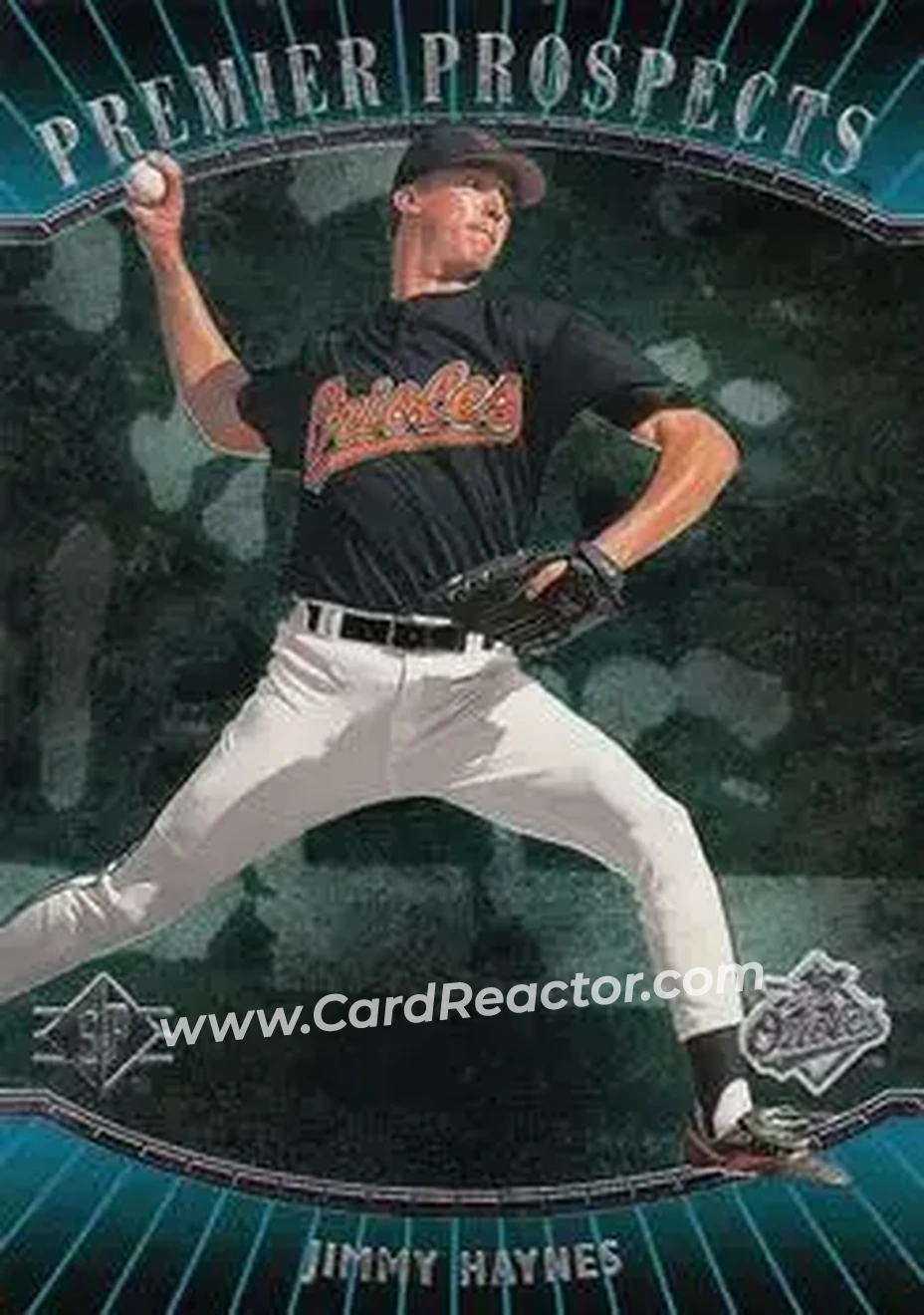 1996 SP #8 - Jimmy Haynes - Baltimore Orioles - Front 1996 SP #8 - Jimmy Haynes - Baltimore Orioles - Front
