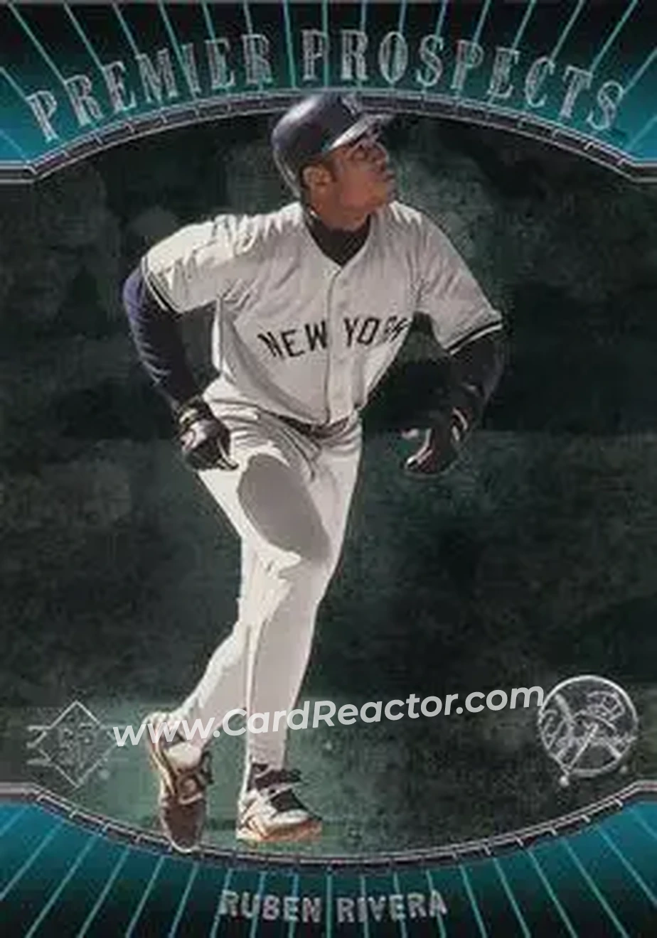 1996 SP #10 - Ruben Rivera - New York Yankees - Front 1996 SP #10 - Ruben Rivera - New York Yankees - Front