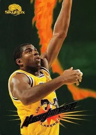 1995-96 SkyBox Premium #301 - Magic Johnson - Los Angeles Lakers 1995-96 SkyBox Premium #301 - Magic Johnson - Los Angeles Lakers