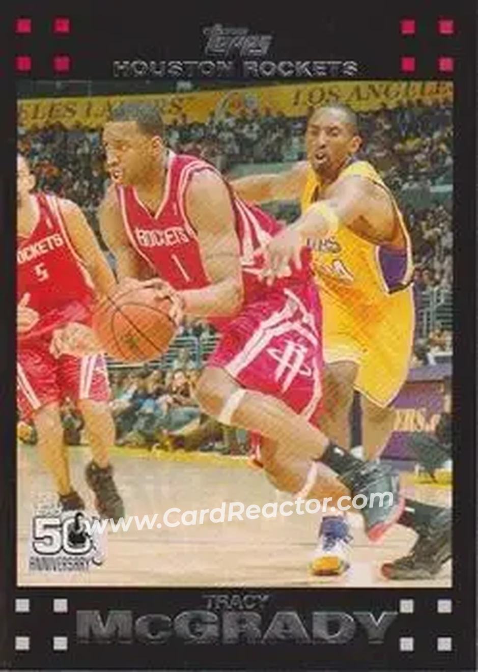 2007-08 Topps #101 - Tracy McGrady - Houston Rockets - Front
