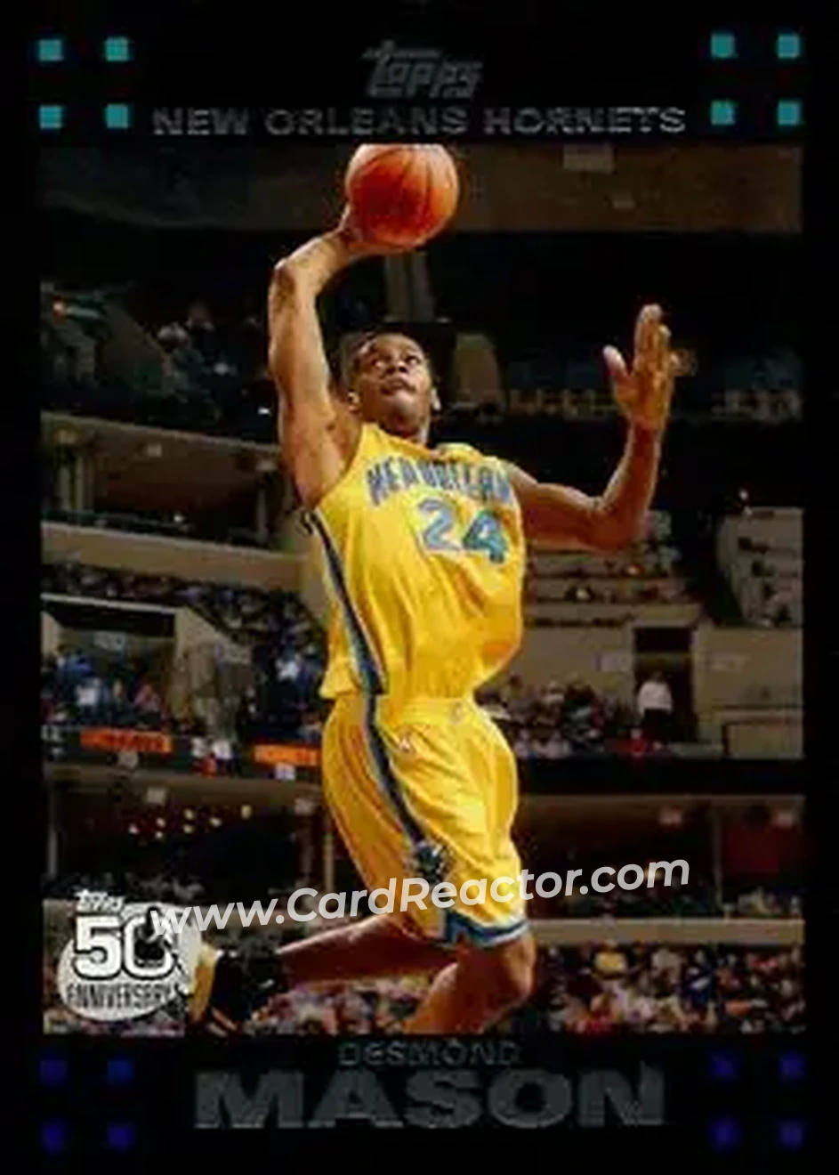 2007-08 Topps #108 - Desmond Mason - New Orleans Hornets - Front 2007-08 Topps #108 - Desmond Mason - New Orleans Hornets - Front