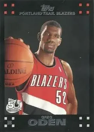 2007-08 Topps #111 - Greg Oden - Portland Trail Blazers