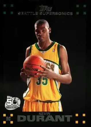 2007-08 Topps #112 - Kevin Durant - Seattle SuperSonics