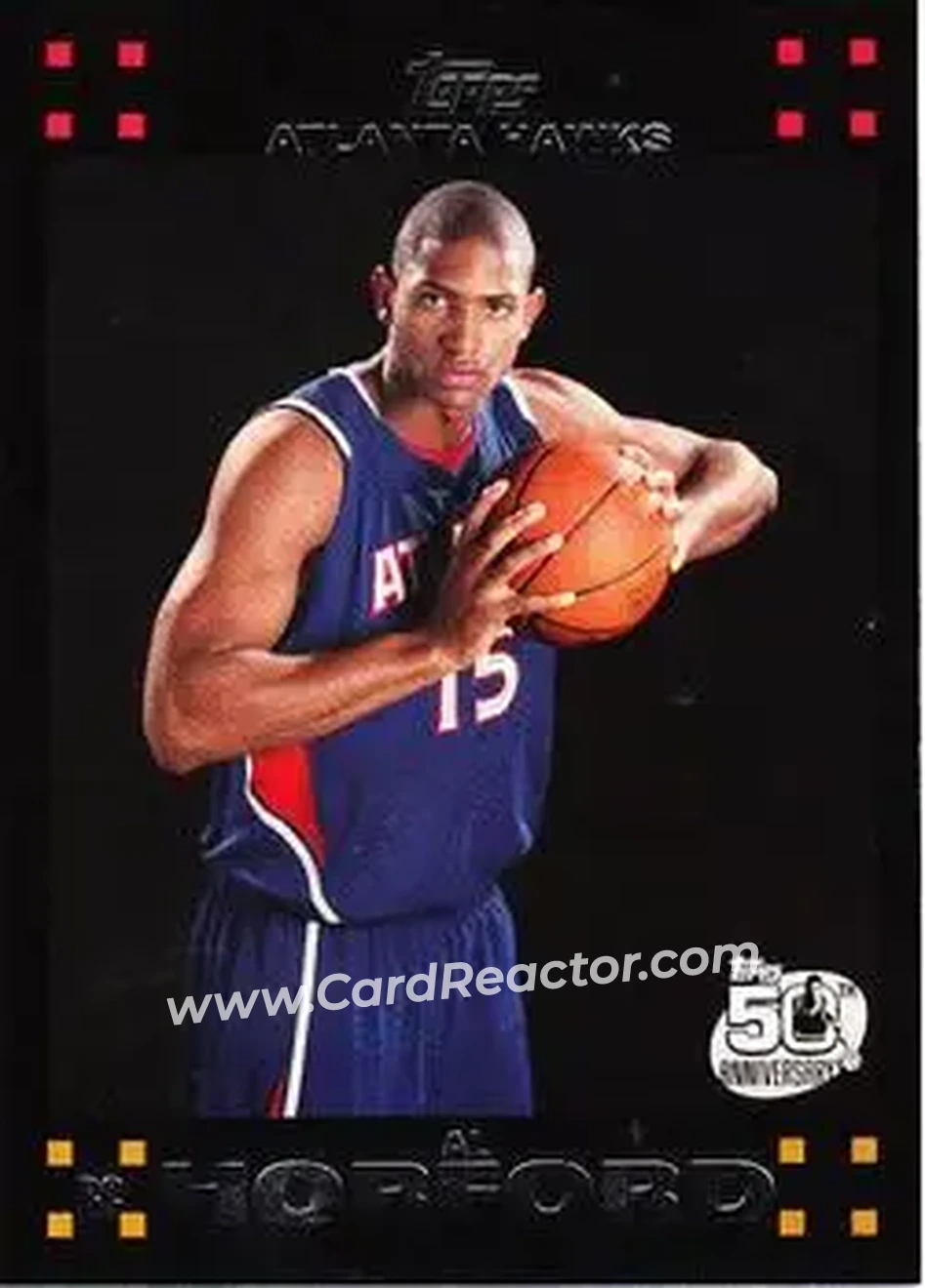 2007-08 Topps #113 - Al Horford - Atlanta Hawks - Front 2007-08 Topps #113 - Al Horford - Atlanta Hawks - Front