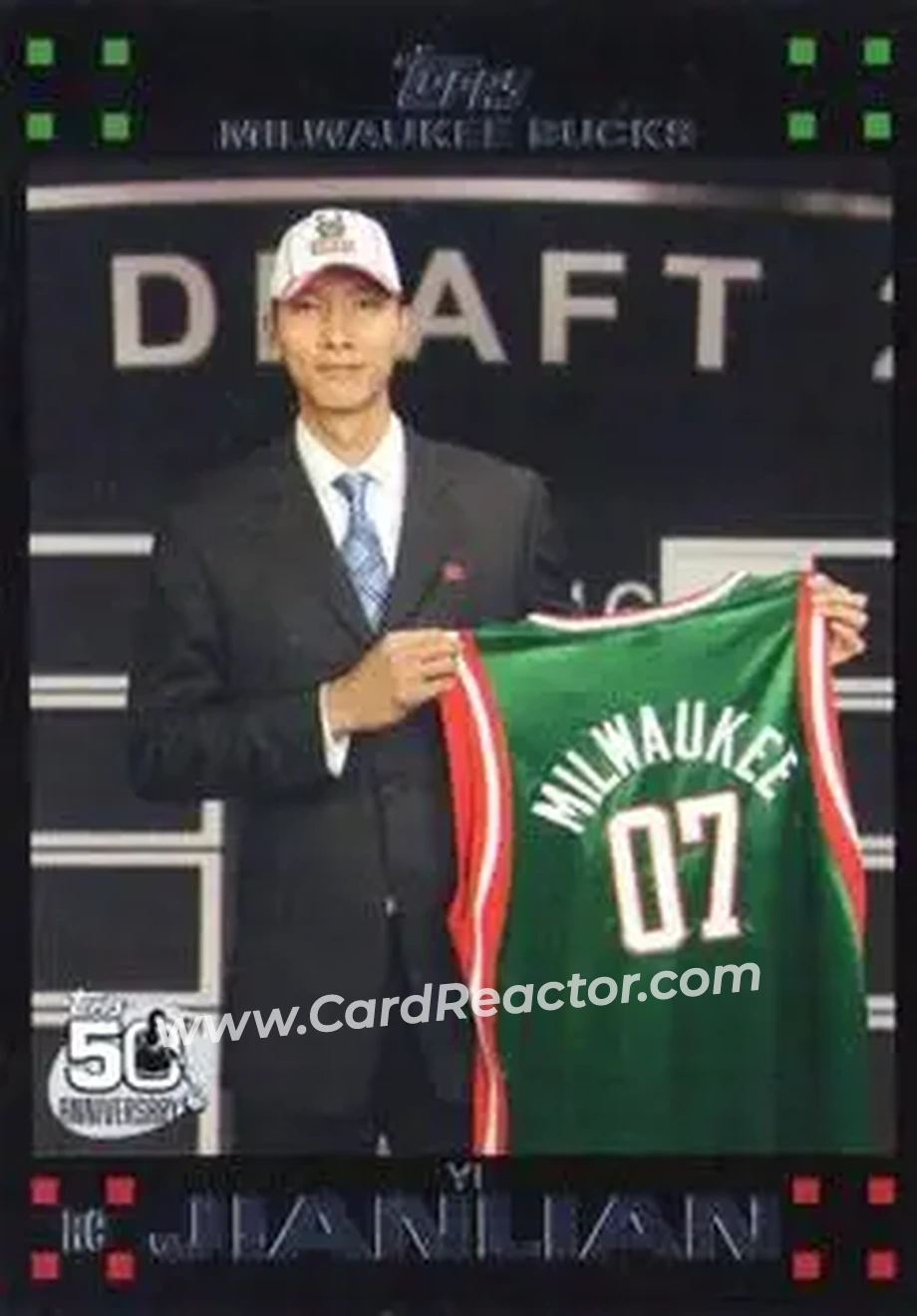 2007-08 Topps #116 - Yi Jianlian - Milwaukee Bucks - Front 2007-08 Topps #116 - Yi Jianlian - Milwaukee Bucks - Front